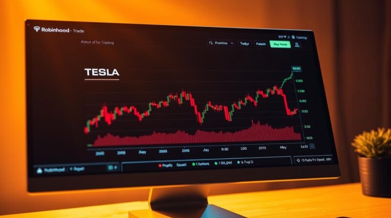 tesla stock price robinhood
