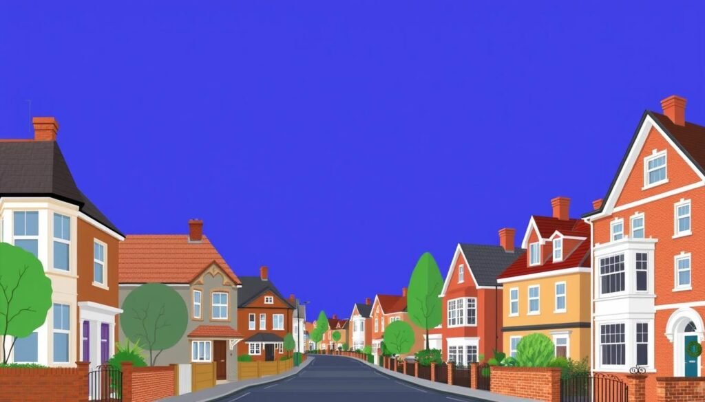 Image of residential properties on Zoopla